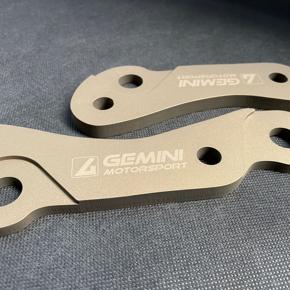 Supra MK4/Soarer 18Z Brembo caliper adapters – Gemini Motorsport ltd
