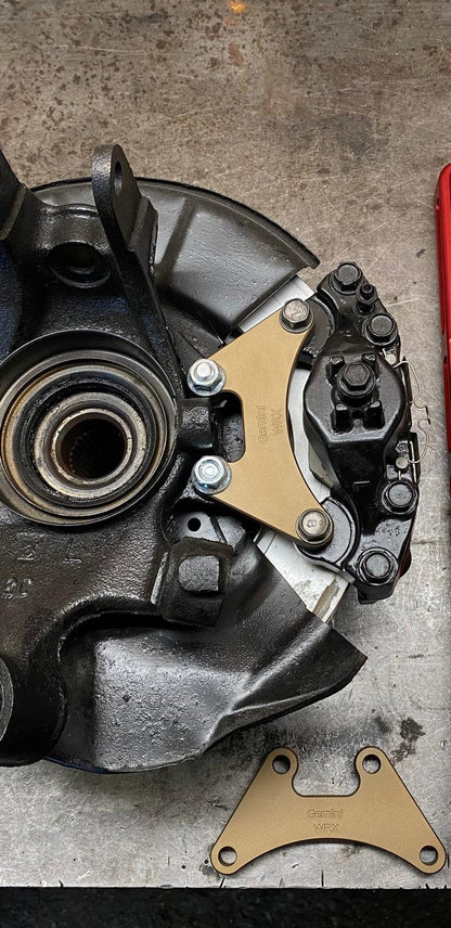 JZX90-100 duel caliper brackets (Skyline/Z32 caliper)